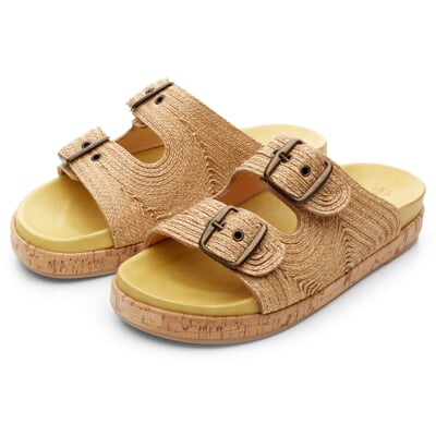 Damensandale Raffia, Natur