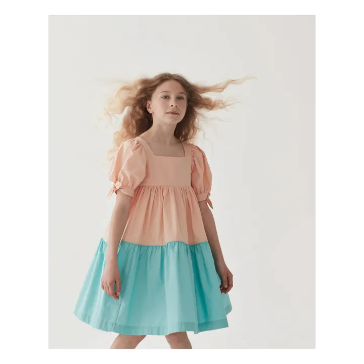 The Middle Daughter Robe Popeline de Coton | Rose pêche
