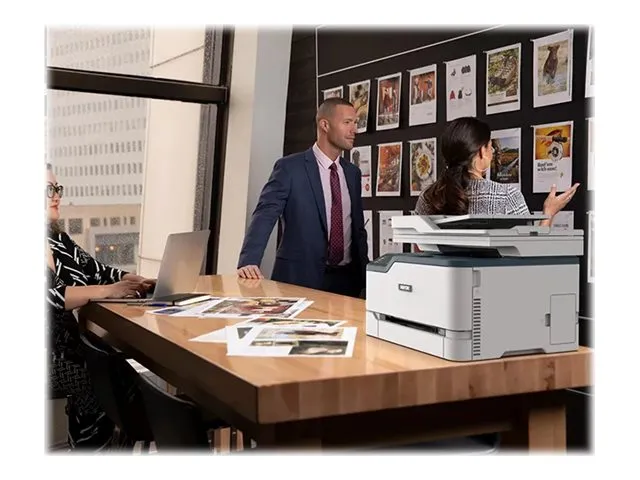 Xerox C235 - Multifunktionsprinter - farve - laser - Legal (216 x 356 mm) (original) - A4/Legal (medie) - op til 22 spm (udskriver) - 250 ark - 33.6 Kbps - USB 2.0, LAN, Wi-Fi(n), USB 2.0 vært - Green World Alliance returneringsprogram