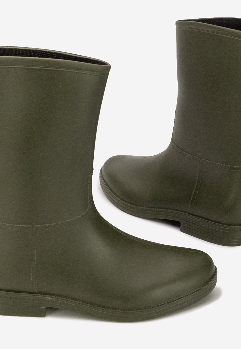 Bottes en caoutchouc vert Elisea