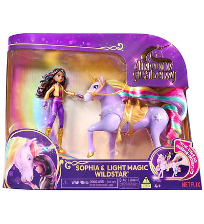 Unicorn Academy Spielfiguren - 14 cm - Sophia & Light Magic W