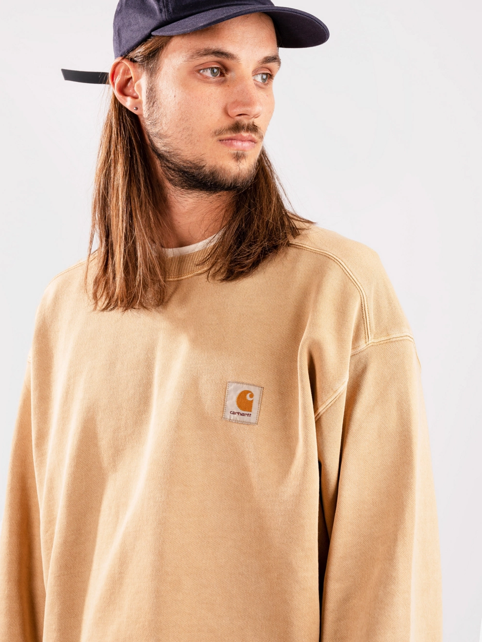Carhartt WIP Nelson Sweater dusty h brown