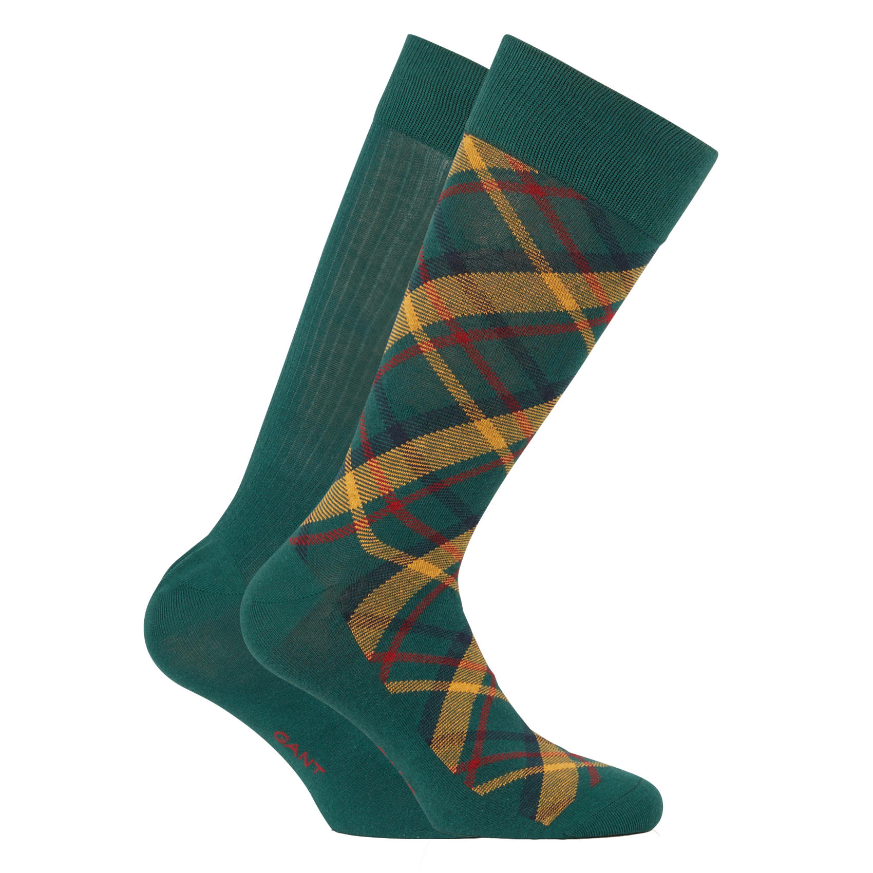 Lot de 2 paires de chaussettes en coton mélangé | Vert