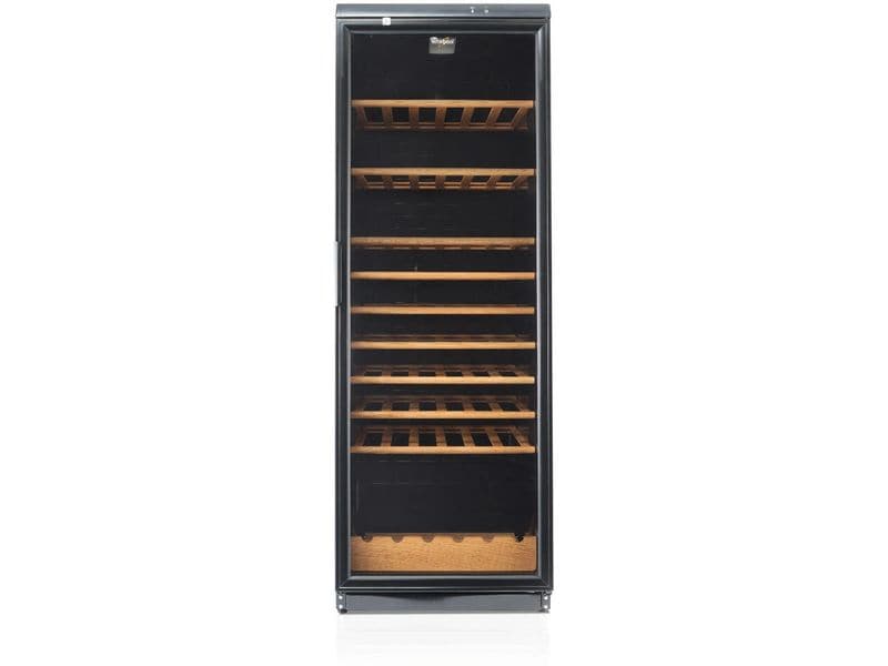Whirlpool Weinkühlschrank ADN 231 BK Schwarz, Rechts Freistehender Weinschrank