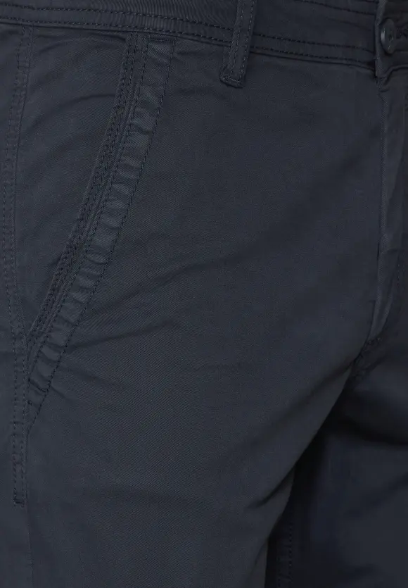 Regular Fit Chinohose - deep sea blue