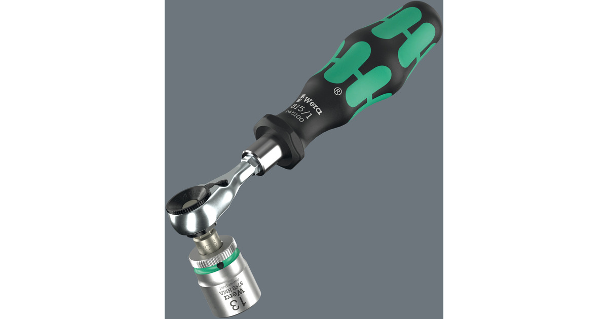 WeraTool-Check Modular 1, 21‑delig bitset  (Zwart/groen)
