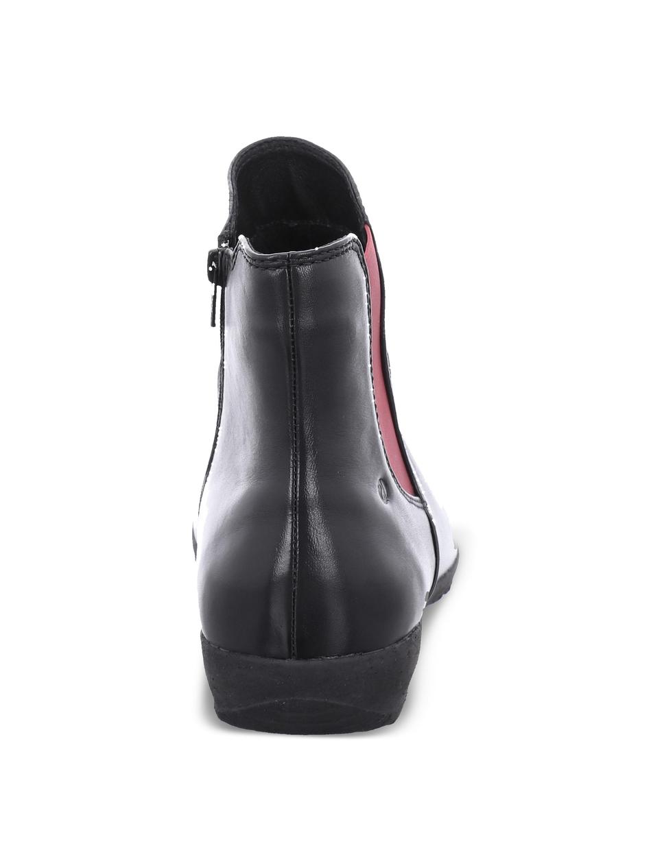 Stiefelette Naly 31, schwarz-kombi