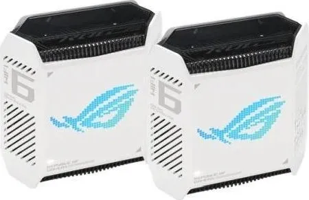ASUS ROG Rapture GT6 - Wi-Fi-system - (2 routere) - op til 5800 sq.ft - mesh 1GbE, 2.5GbE - Wi-Fi 6 - Tri-Band
