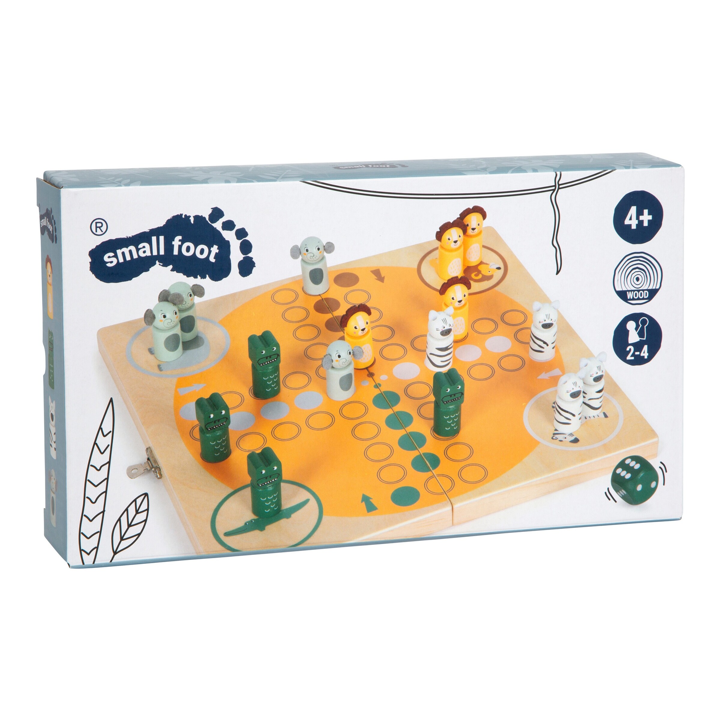 small foot Spiel Ludo Safari