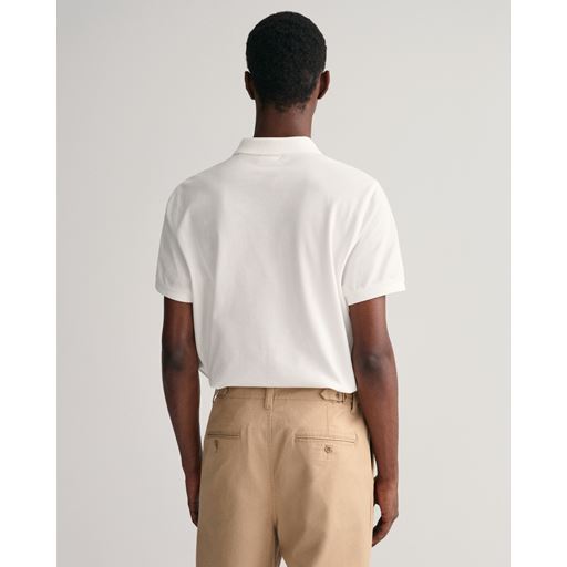 GANT Shield Piqué Polo T-shirt, Hvid, XXL