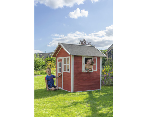 EXIT Loft 100 houten speelhuis, rood