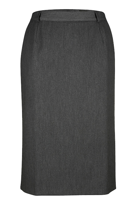 Midirock, Straight Fit, Stretchkomfort, teilelastischer Bund