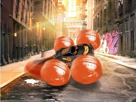 Fjernstyret Stuntbil - Wheely Monster - 25 CM - Revell Control