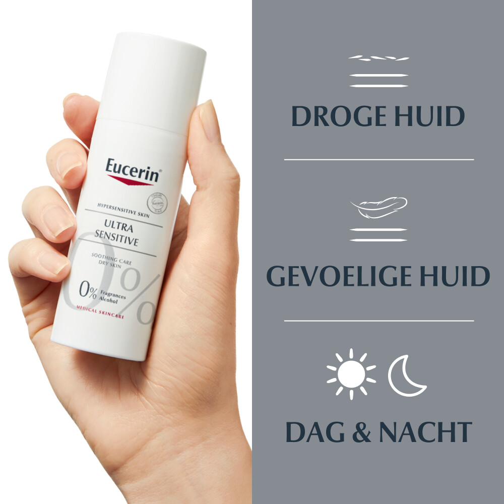Eucerin UltraSENSITIVE Kalmerende Crème Droge Huid50 ml
