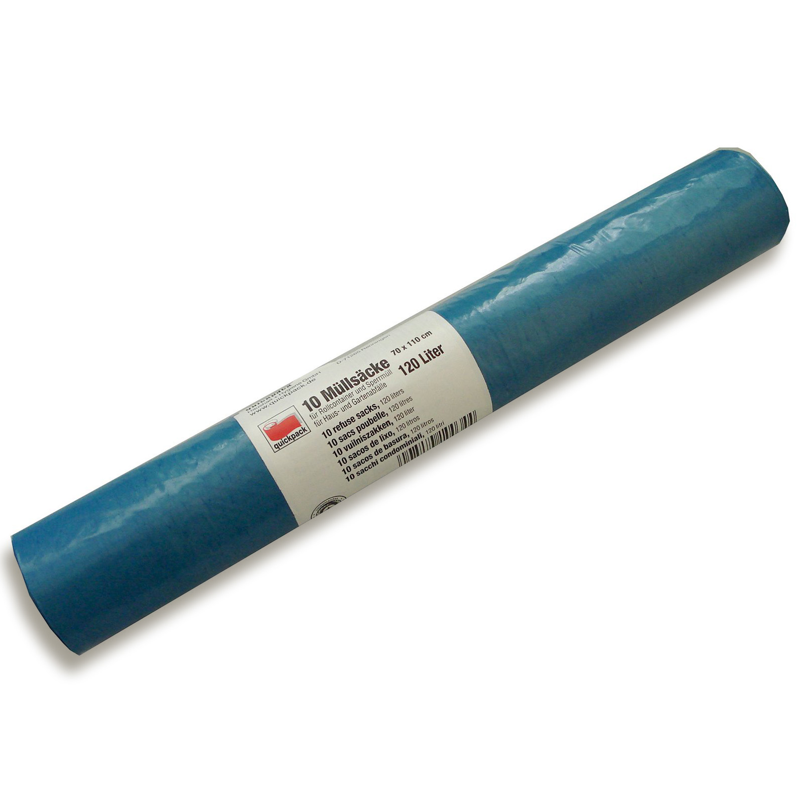 helfix 10 Müllsäcke - blau - 120 Liter