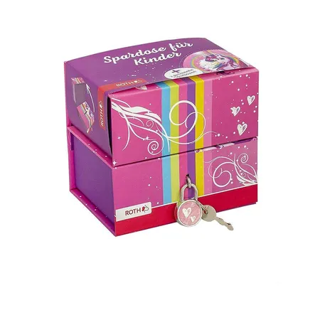Roth Spardose Einhornportait - 2 Boxen 2 Fächer