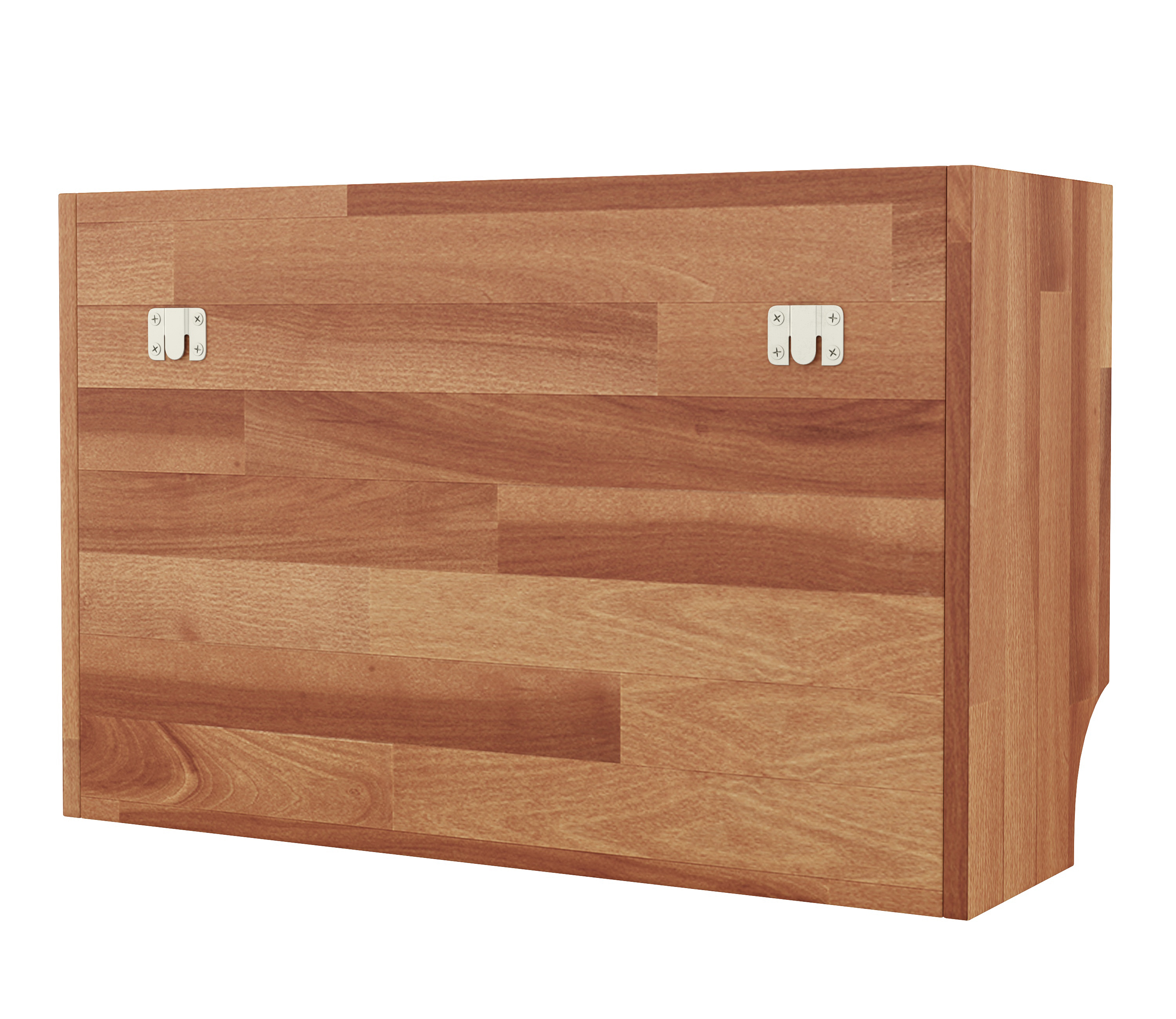 Wandgarderobe Holz CALI mit Schubladen 63 x 40 cm