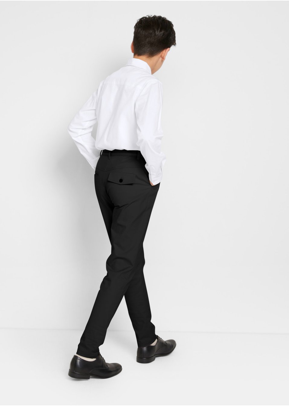 Chino, chemise et nœud papillon festif (Ens. 3 pces.) garçon