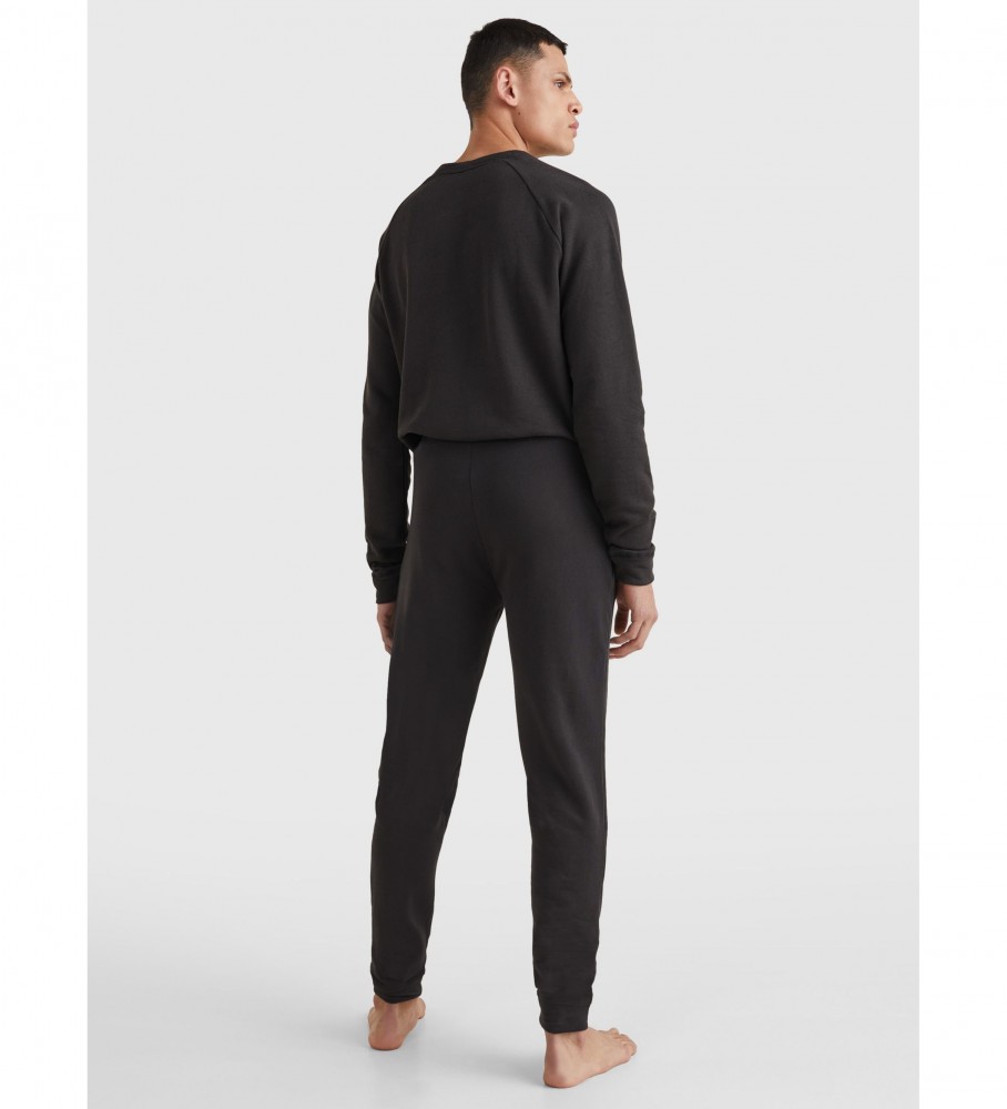 Calça de fato de treino Tommy Hilfiger, preta