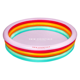 Opblaas Zwembad Regenboogprint Ø 150 cm