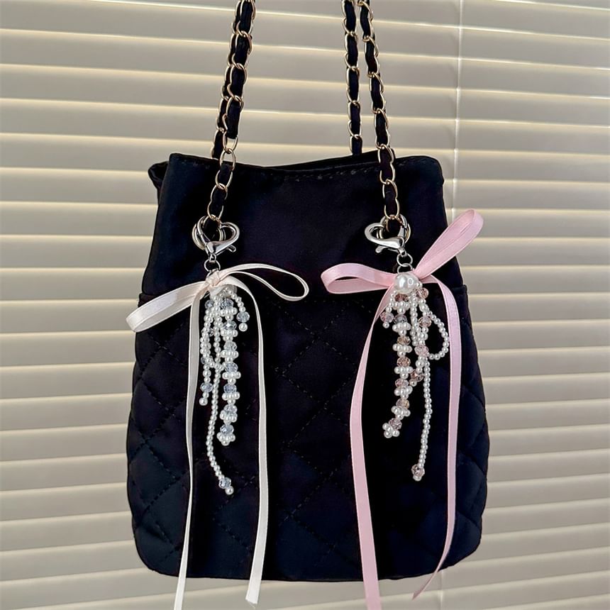 Epoch - Lint Faux Parel Tas Charm