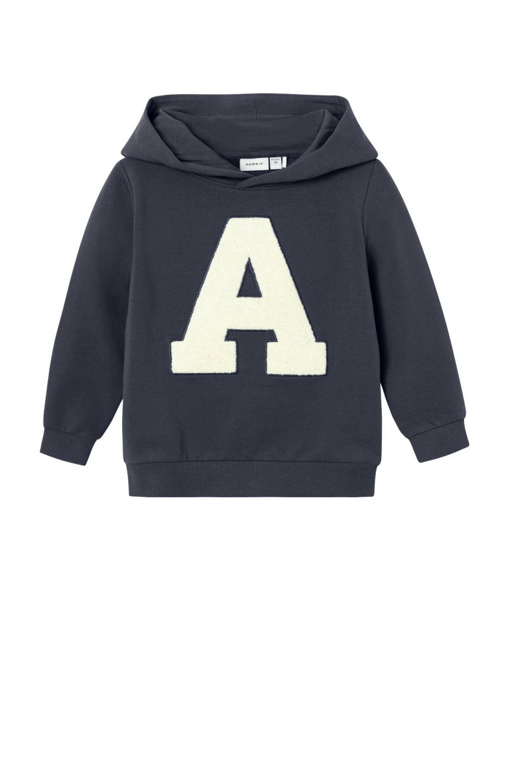 NAME IT hoodie NMMPOALHAN met printopdruk donkerblauw