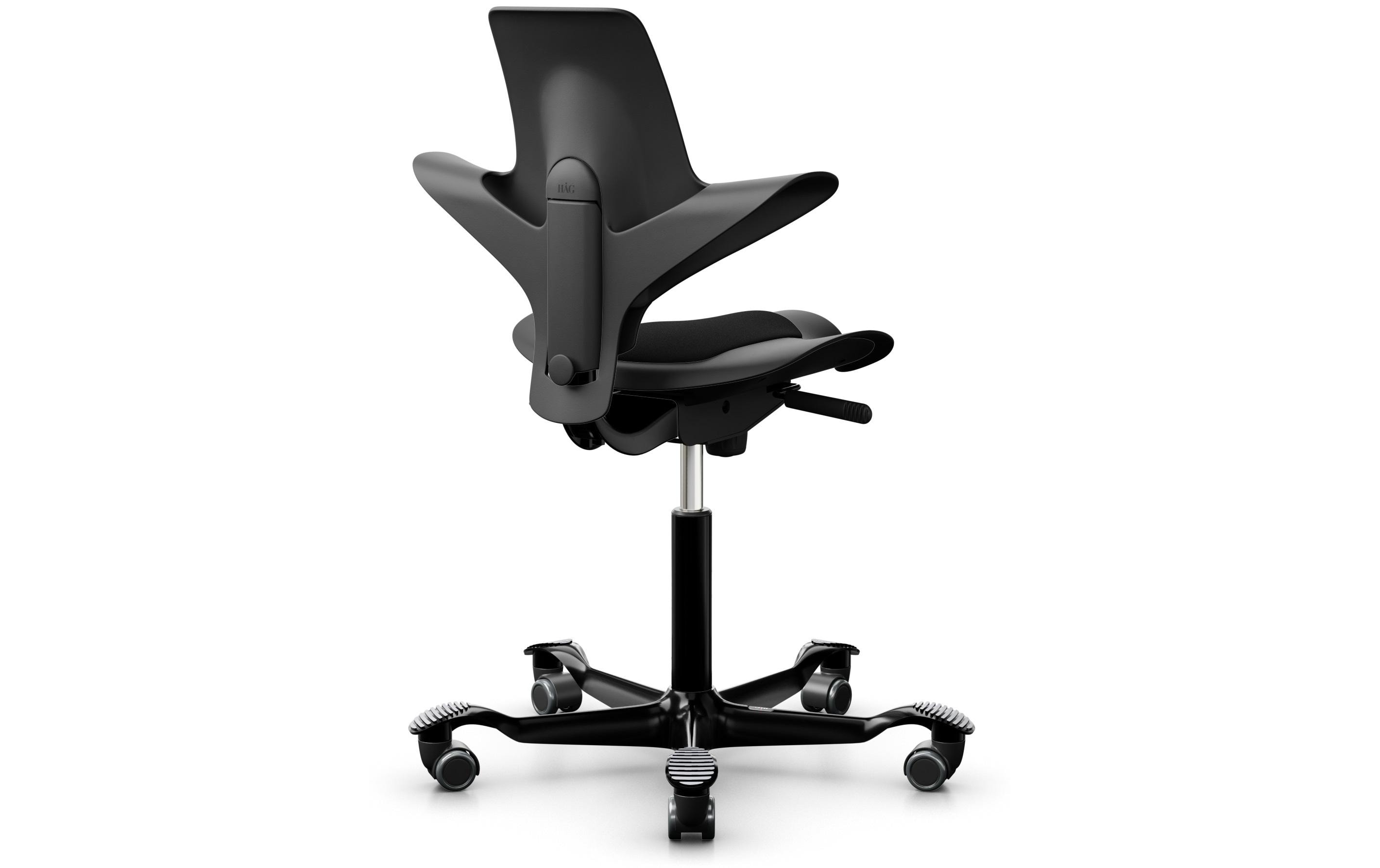 Bürostuhl Capisco Puls 8010 Kids Schwarz<br>Höhenverstellbarer, ergonomischer Arbeitsstuhl für Kinder