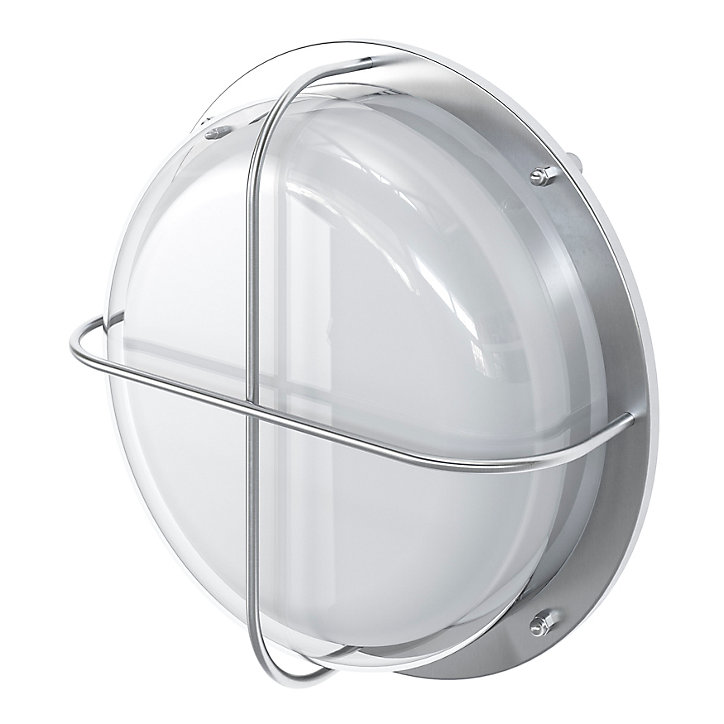 Applique murale ronde Vallen E27 IP44 GoodHome chrome