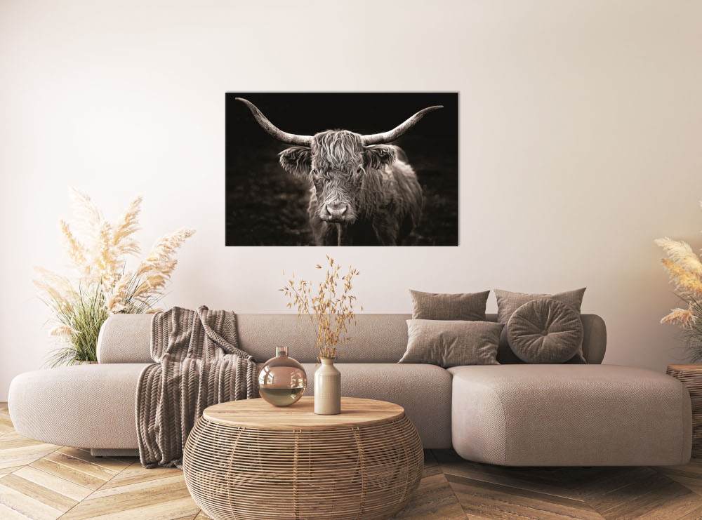 Bönninghoff Leinwandbild »Hochlandrind« Kuhbilder 1 Stk. tlg. BxH: 118x78 cm