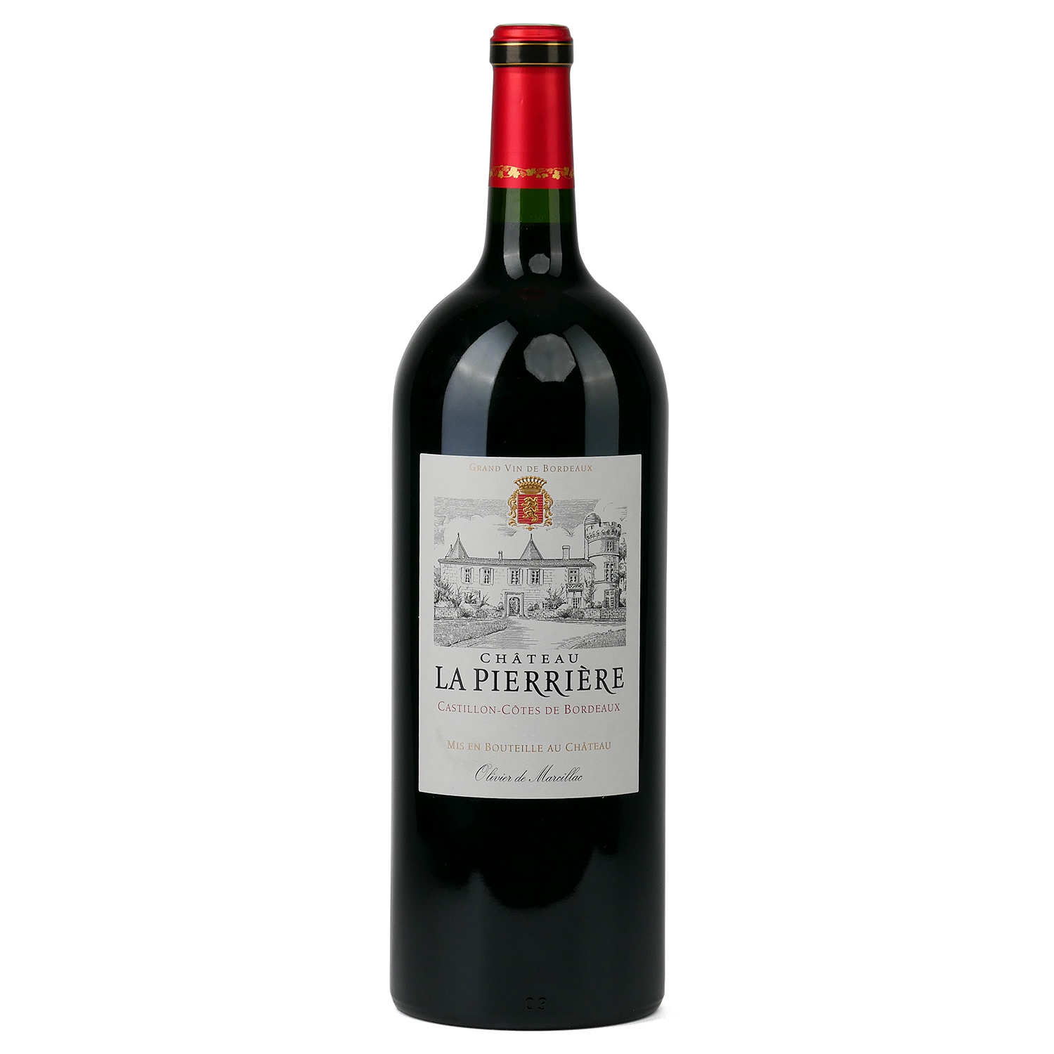 Château La Pierrière - Côtes de Castillon magnum vin rouge (Bordeaux)