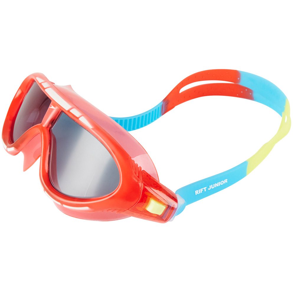 Speedo Biofuse Rift Junior Schwimmbrille Kinder lava red japan blue smoke