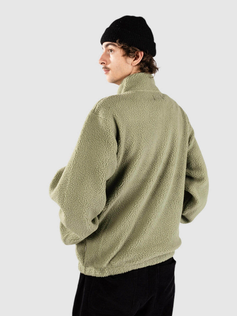Rhythm Sherpa Sweater sage