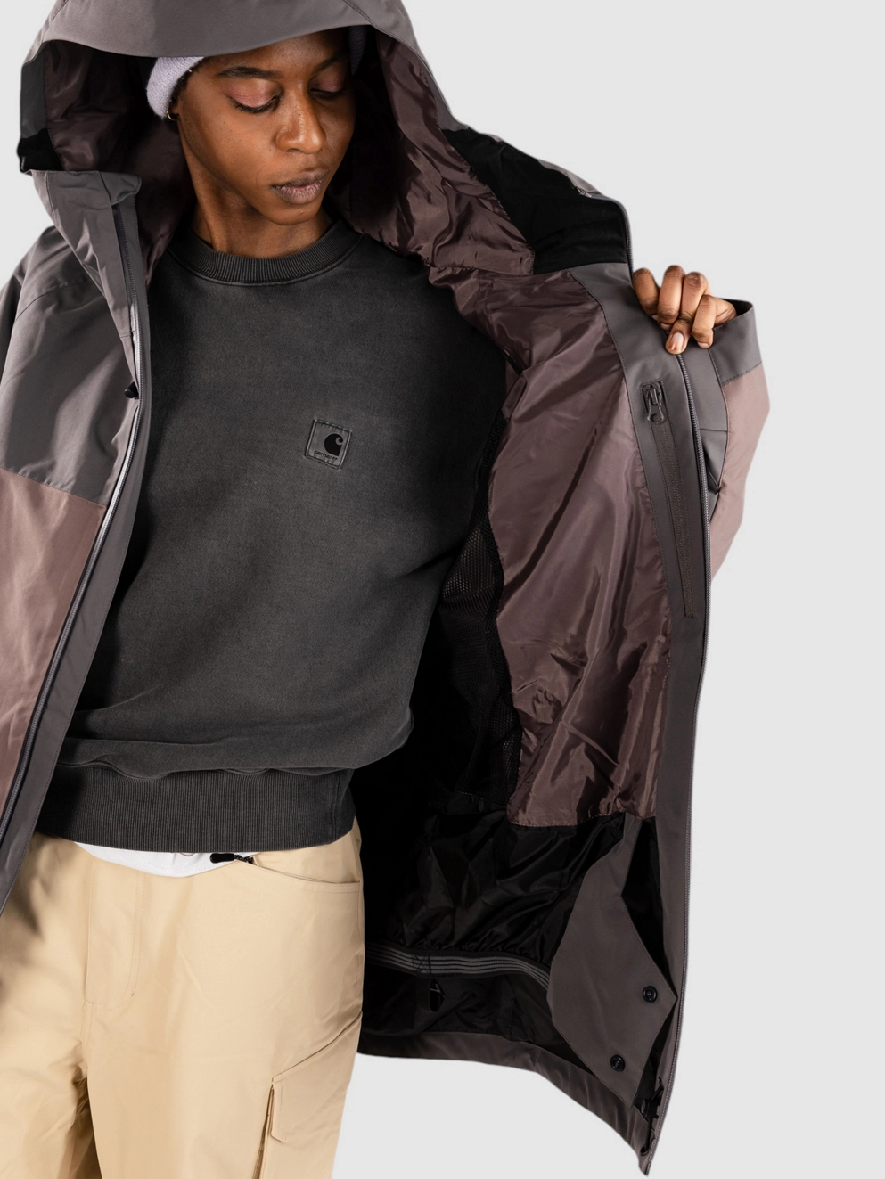 DC Intel 30K Jacket plum truffle