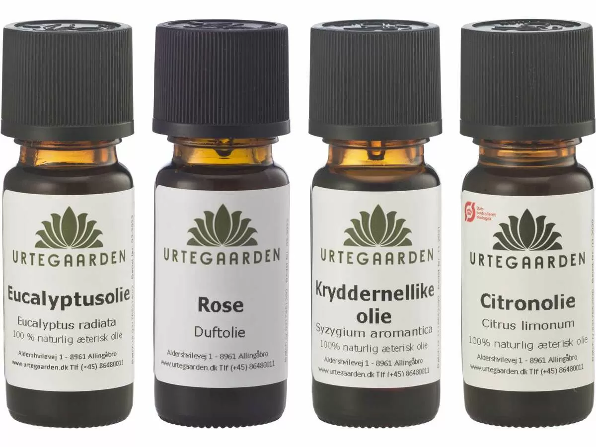 Urtegaarden Lugtesanssæt - 4 x 10 ml.