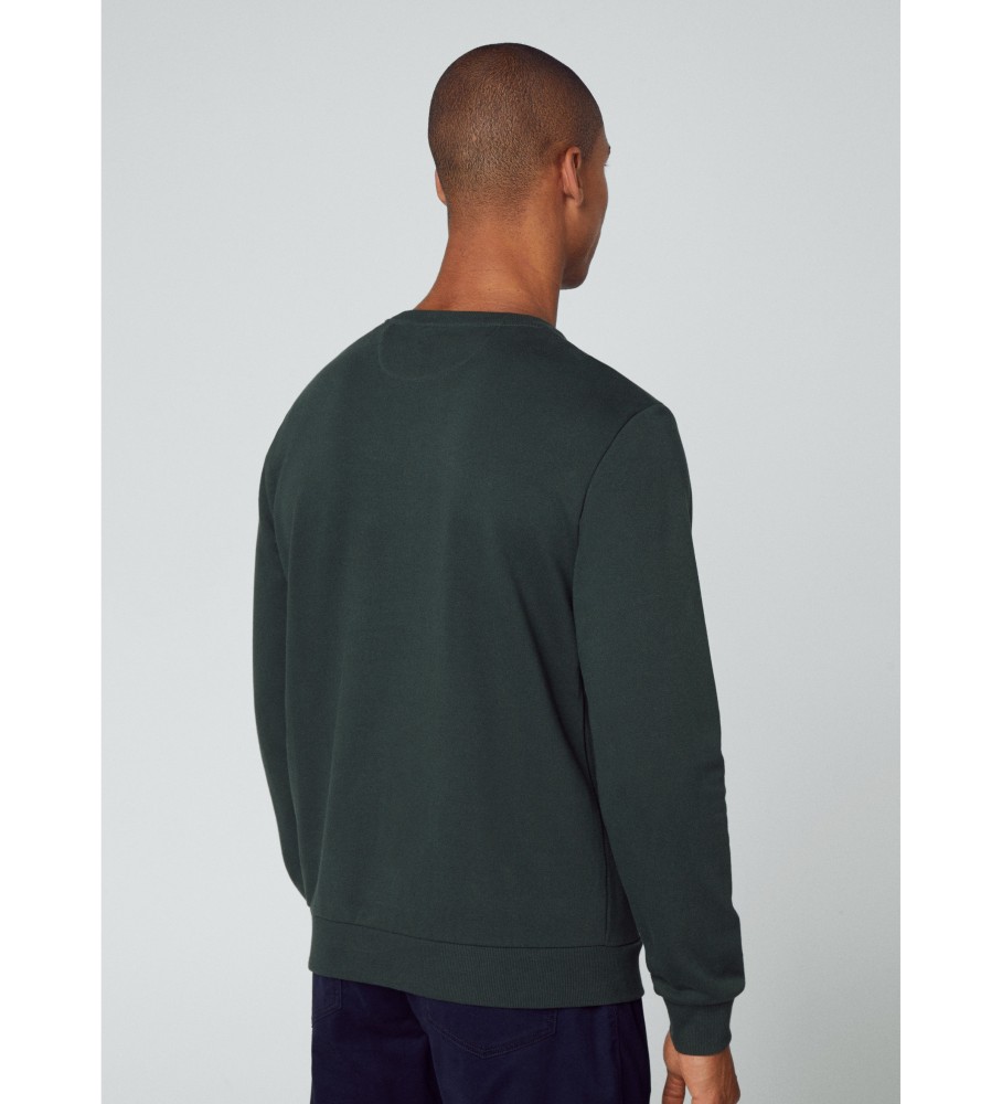 Moletom verde com logo Harry da Hackett