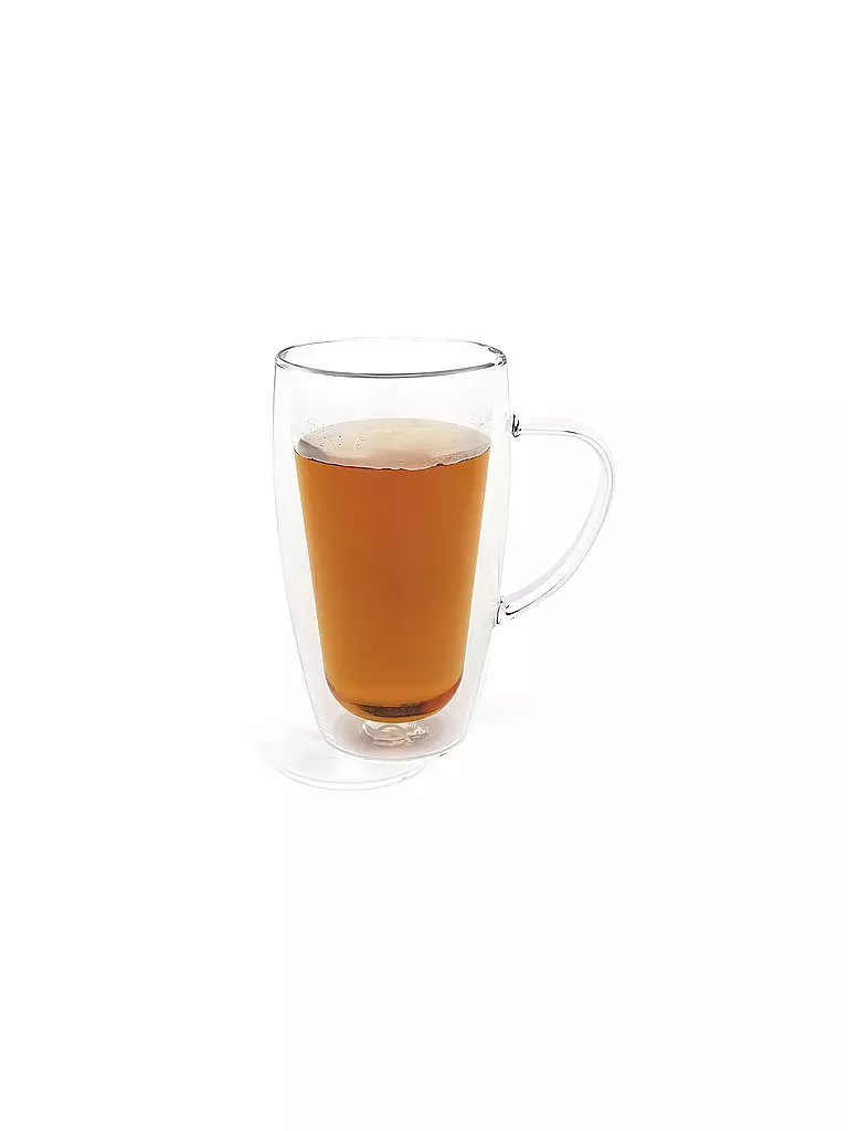 BREDEMEIJER Glas doppelwandig Kaffee/Tee 2er 295ml transparent