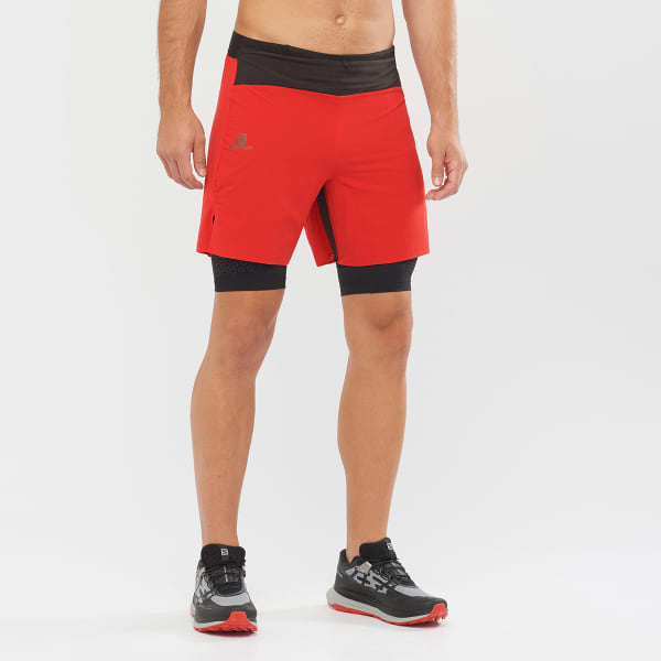 Short trail SALOMON EXO MOTION TW SHORT M GOJI BERRY BLACK