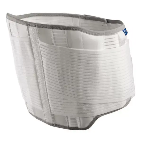 Cinto lombar de atividade Thuasne Lombacross, 21 cm de altura, tamanho 4, branco