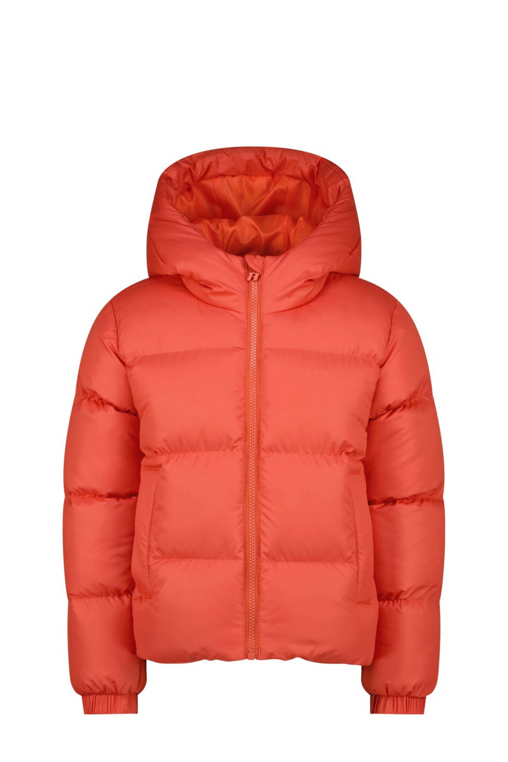 Raizzed gewatteerde winterjas Lize oranje