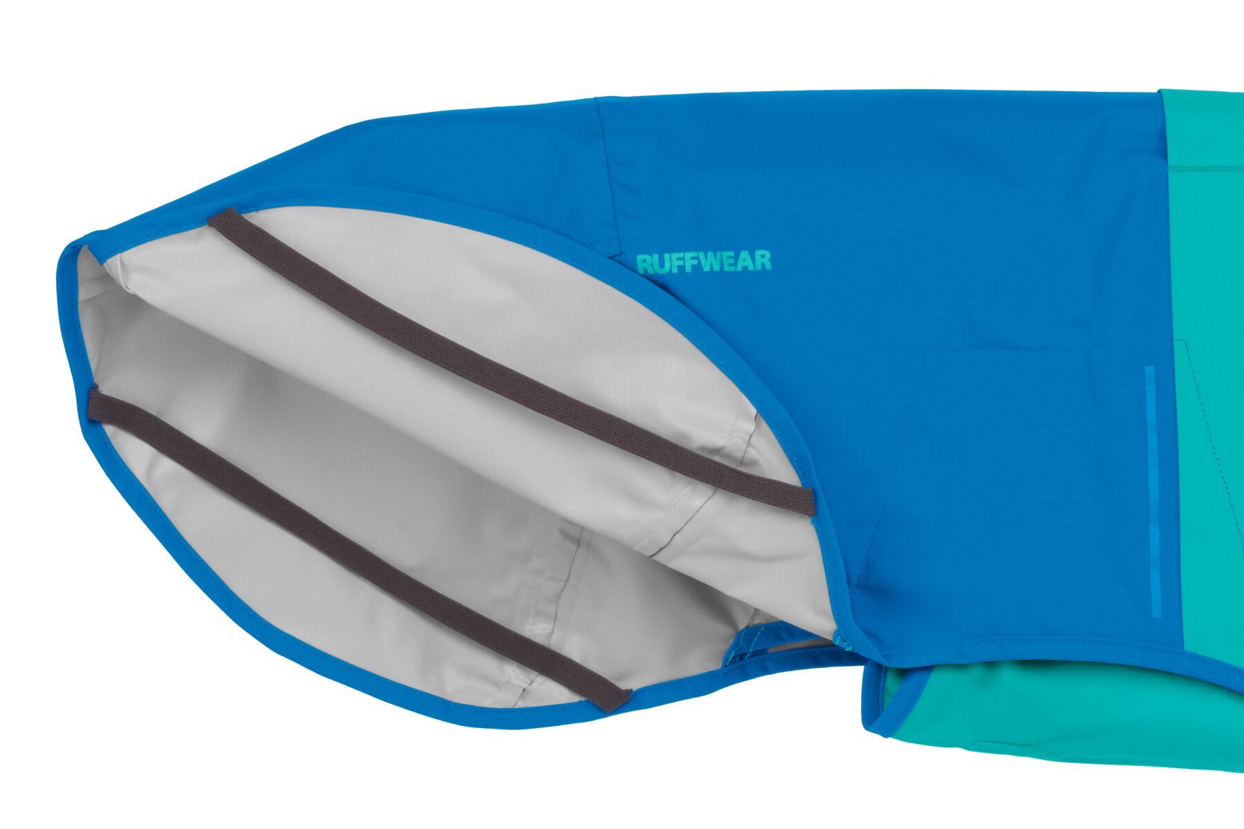 Veste imperméable étanche et coupe-vent sun shower™ avec passage pour la laisse. Couleur: blue dusk (bleu), taille: s