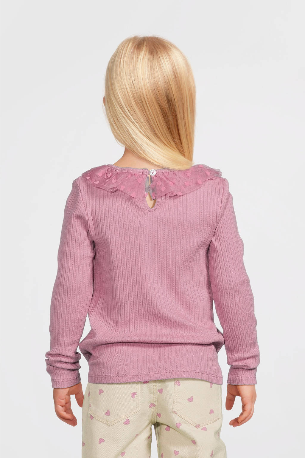 NAME IT longsleeve NMFNAJAS roze