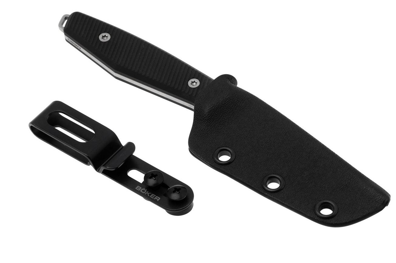 Böker Daily Knives AK1 American Tanto 129504, Black G10 vaststaand mes, Alex Kremer design