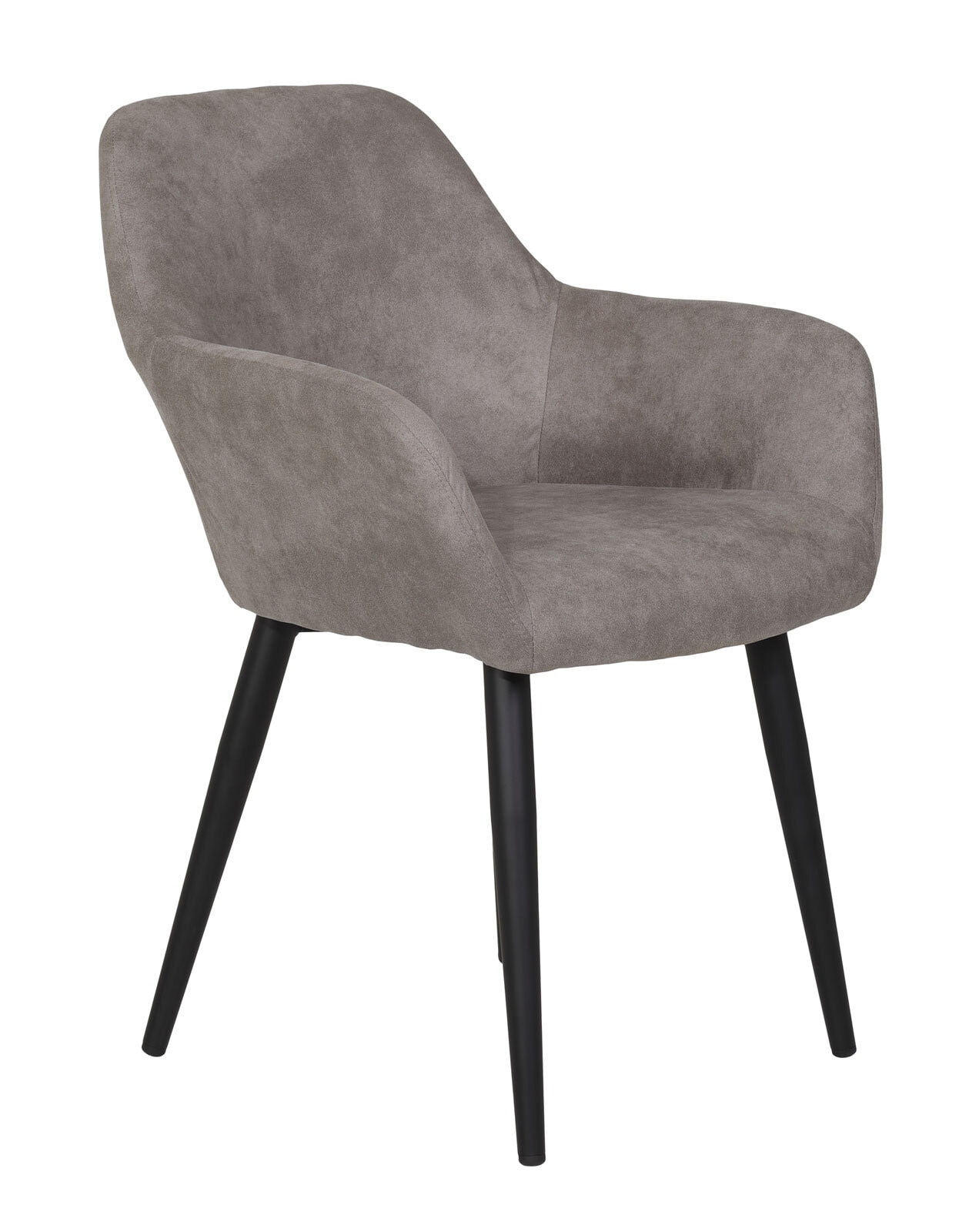 Stuhl Roberta 2er Set grau 55x82x60 cm