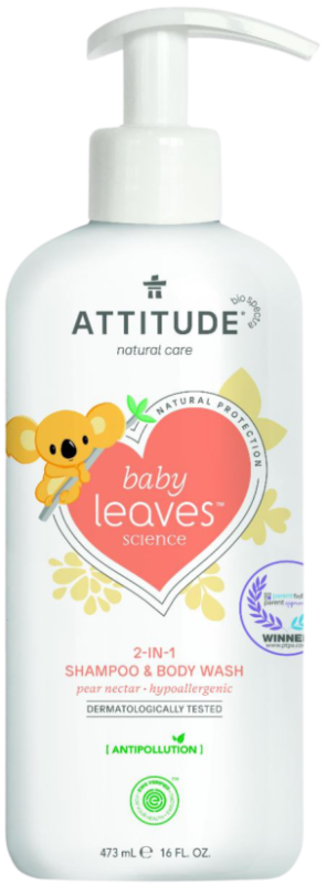 Attitude Baby Leaves 2-in-1 Shampoo & Body Wash 473ml
