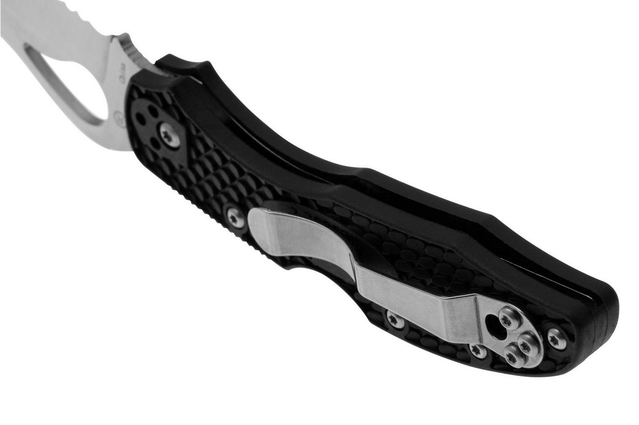 Spyderco Byrd Meadowlark 2 Rescue BY19SBK2 Black FRN, serrated zakmes
