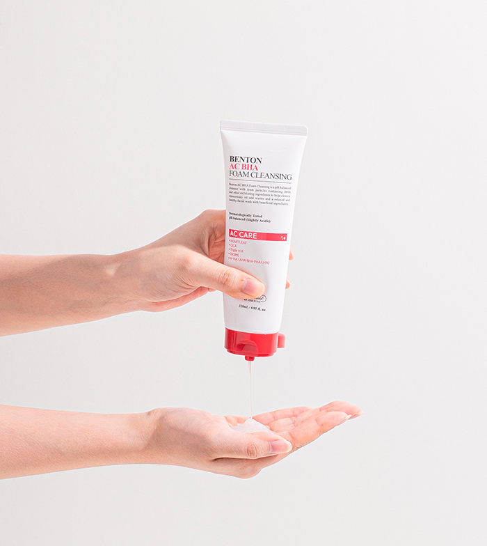 Benton - Gel de limpeza AC BHA para pele oleosa