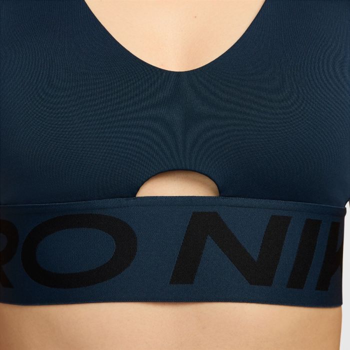 Nike Dame BH Pro Indy Plunge Bra Bold Blå