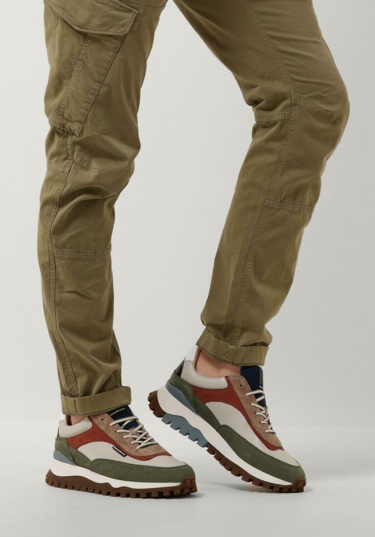 FLORIS VAN BOMMEL groene floris van bommel lage sneakers sfm-10157