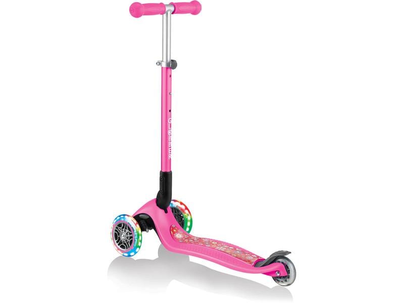 GLOBBER Scooter Primo Foldable Fantasy Lights Pink Faltbares Kickboard