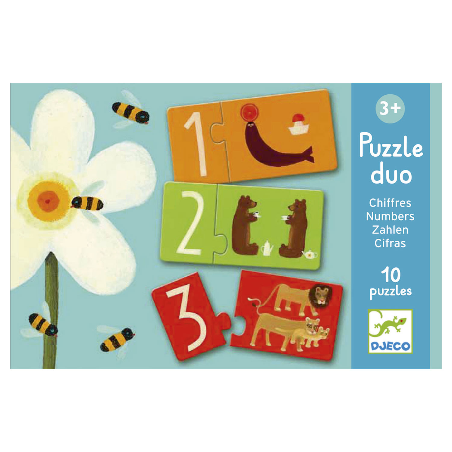 Djeco Legpuzzel Duo Cijfers, 20st.